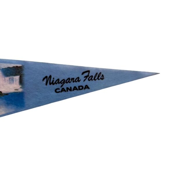 Niagara Falls Canada Souvenir Felt Pennant With American & Horseshoe Falls Image - Picture 3 of 4